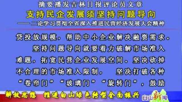 二论学习贯彻全省深入推进民营经济发展大会精神