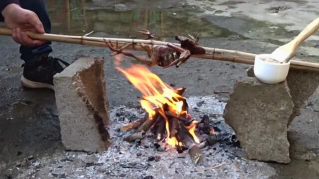 麻辣烤乳鸽,味道好吃太难忘