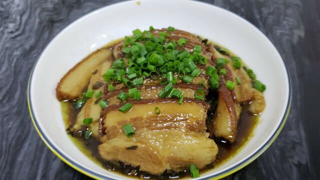 吃扣肉别去饭店了,学会农家祖传扣肉做法,3斤扣肉不够吃