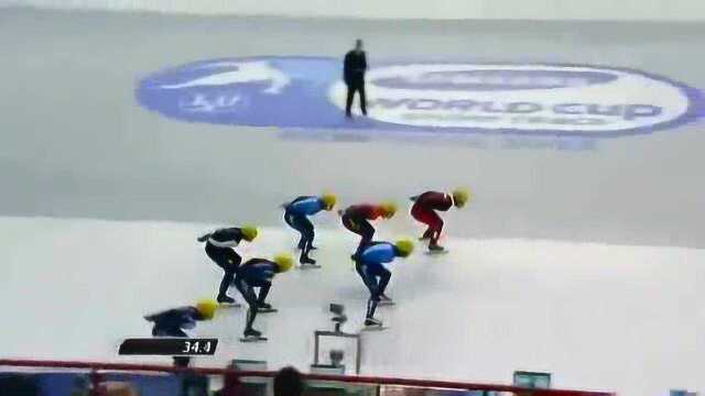 短道速滑世界杯第二站,男子1500m决赛