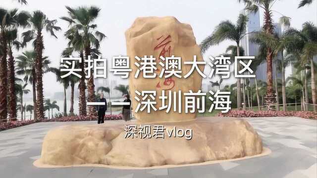 深视君vlog:实拍粤港澳大湾区深圳前海风景