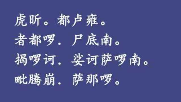 楞严咒尼众唱诵版 优美佛音