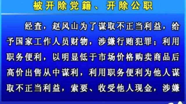 我市三名党员干部被开除党籍、开除公职