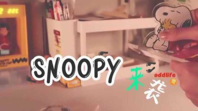 书桌改造 8样SNOOPY好物拯救你的平凡书桌 神迹字幕组