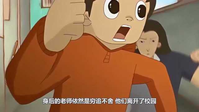 上课铃响了,他看着自己的作业吓出冷汗,结果扎心了