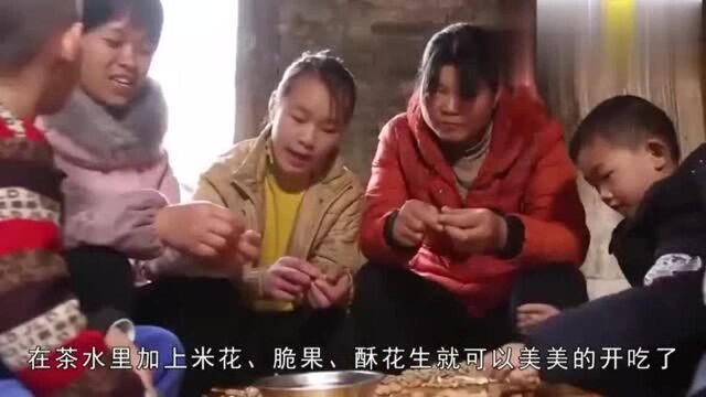 广西少数民族小吃打油茶,甘醇鲜香让人回味无穷,太美味了