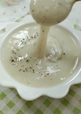 香蕉大米糊，可以缓解便秘，健脾养胃