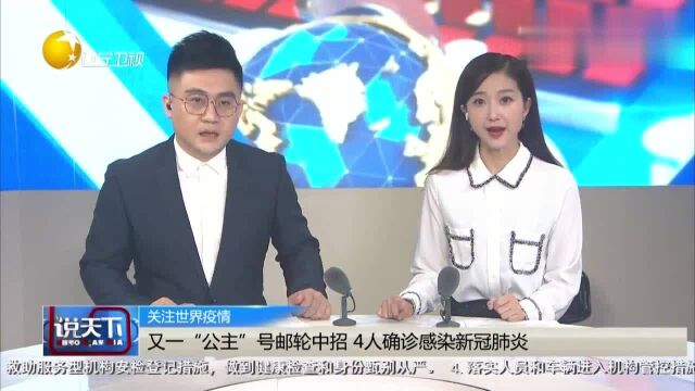 又一“公主”号邮轮中招,4人确诊感染新冠肺炎