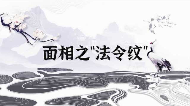 常鹤鸣:面相之“法令纹”