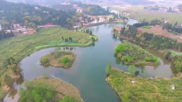 四川资阳安岳,一处风水宝地神似太极,有人隐居岛上,出行全靠船