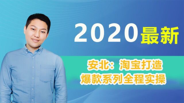 安北:淘宝打造爆款系列全程实操 (一选款)