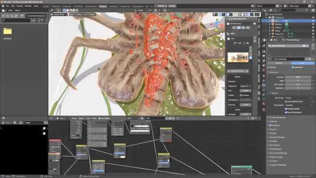 高端的食材,往往,全部在blender里制作,纯手撸模型贴图