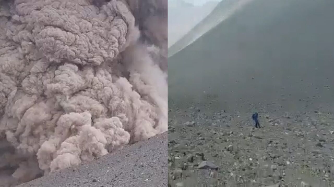 5人登山行经火山口遭遇火山爆发,仓皇逃命尖叫,向导录下最后告别