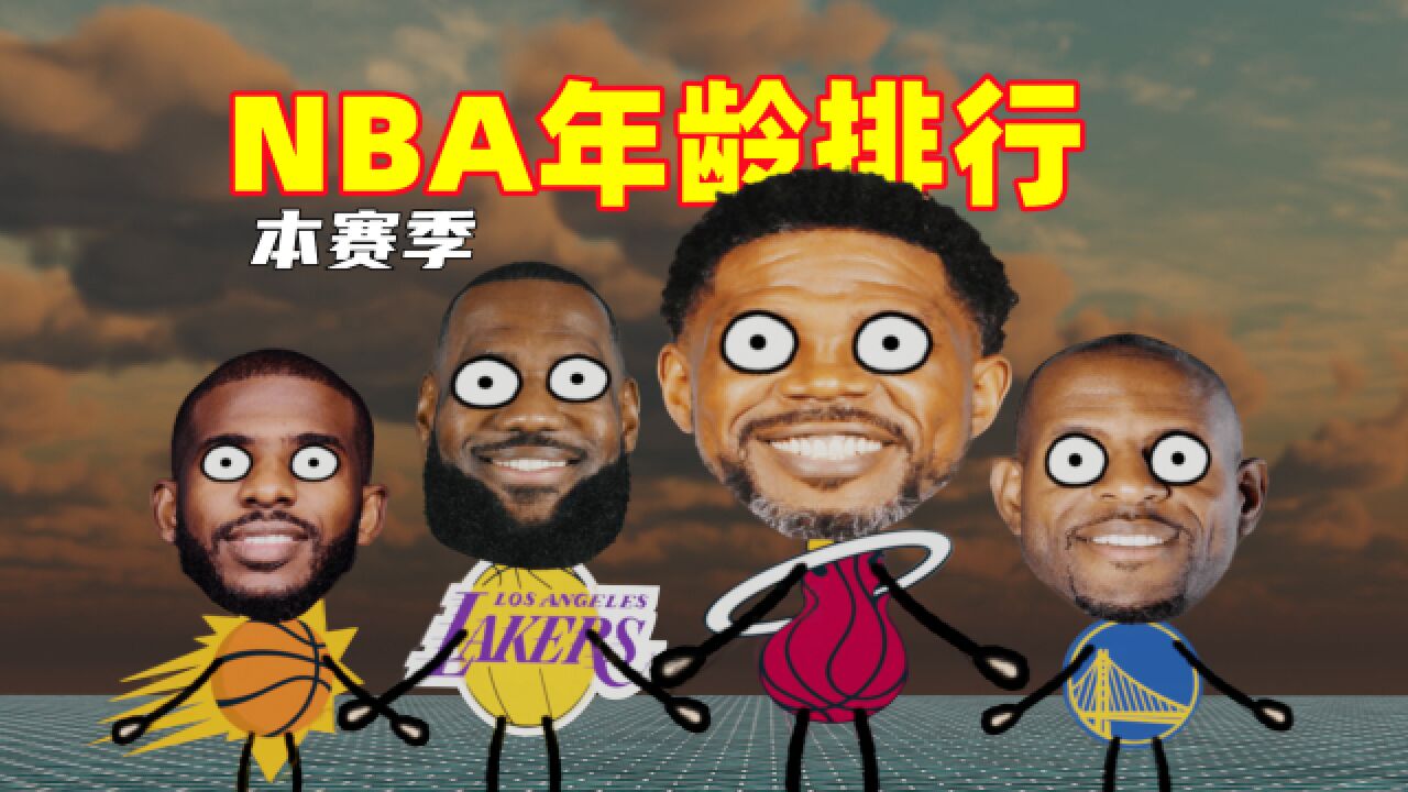 NBA现役年龄排行:只有4位场均过10分,大部分是混子