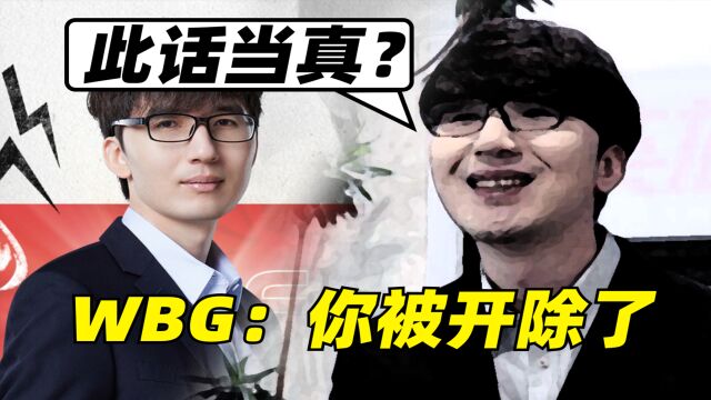 Easyhoon正式离队粉丝狂喜,WBG季后赛失利责任全在教练?