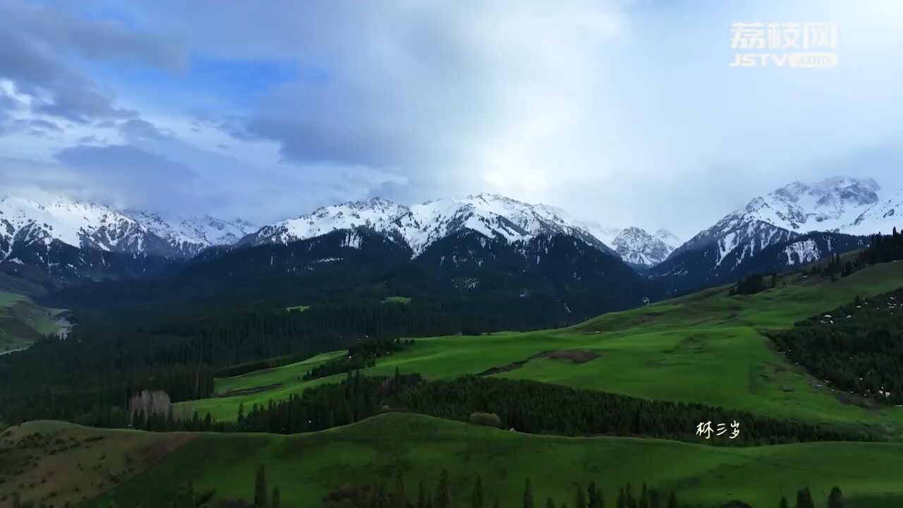 绝美秘境!伊犁恰西壮阔美景山花正烂漫