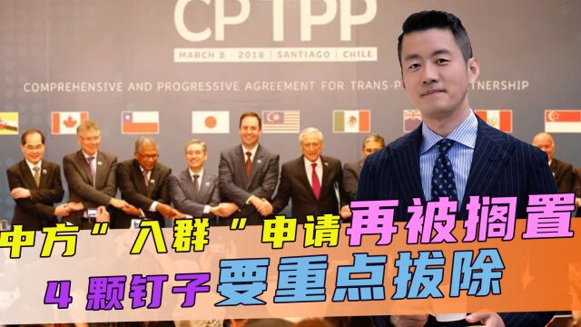 中方CPTPP加入申请再被搁置,日澳加英四国,需重点应对