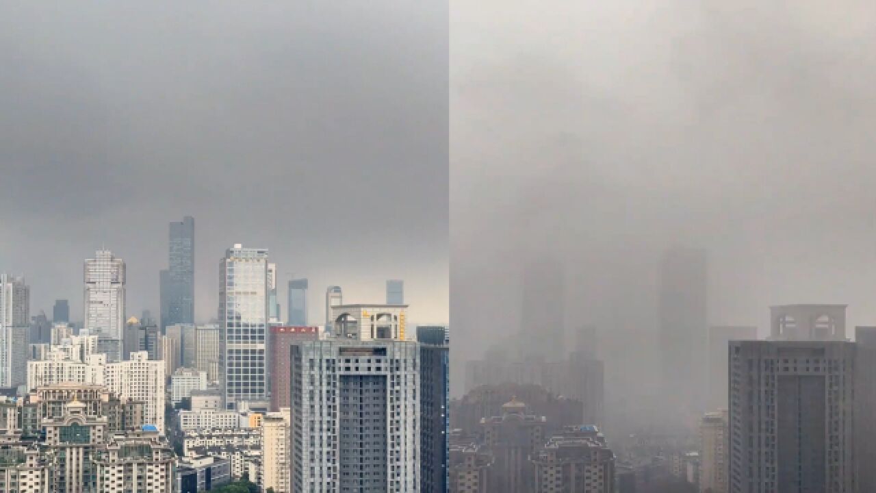 30秒延时看南京暴雨降临瞬间,绿化工人进涵洞躲暴雨不幸被冲走