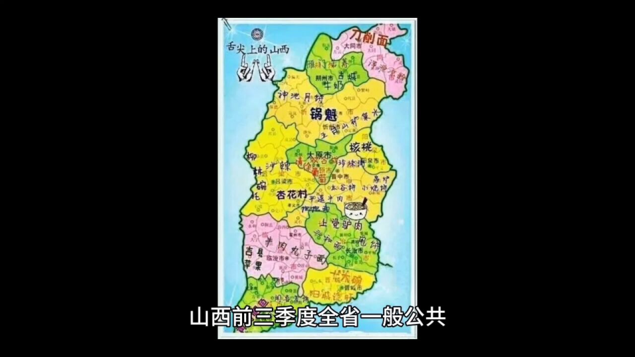 2023年19月山西各地财政收入表现,大同表现稳定,运城增速第一