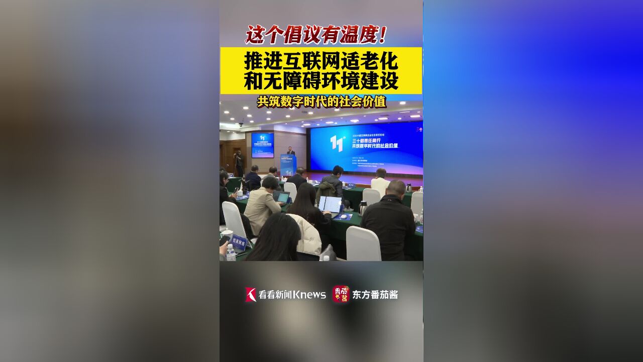 推进互联网适老化和无障碍环境建设