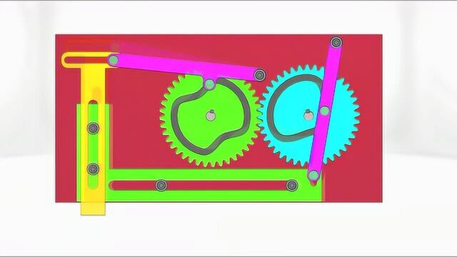 齿轮凸轮滑块锤的设计结构,运行动画直观清晰!