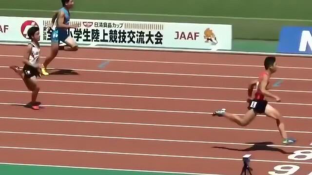 日本小学生100米跑出了1172的成绩打破了尘封21年的纪录