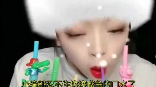 品尝多款儿童饮料,一口气就可以解决一罐,我羡慕的生活