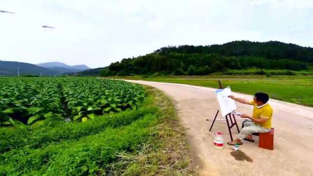 江西跛脚父亲坚持绘画梦想,用画卷脱贫画出希望与新生