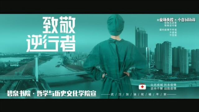 湘潭大学碧泉书院ⷥ“𒥭椸Ž历史文化学院《致每一位抗疫逆行者》