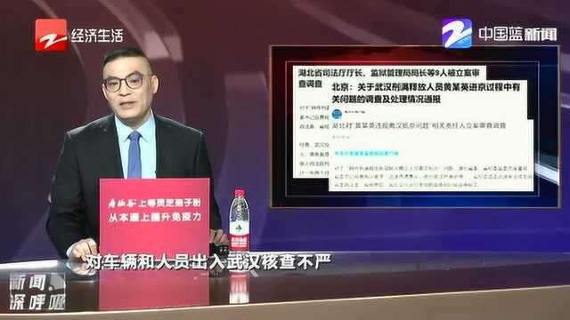 湖北省司法厅厅长 监狱管理局局长等9人被立案审查调查