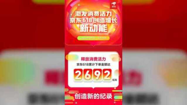 京东赢了!618成交暴增达2692亿!吹响经济复苏号角