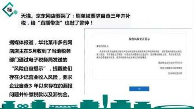 管会大咖秀:电商刷单要哭了,税局要求税务自查企业该如何做?