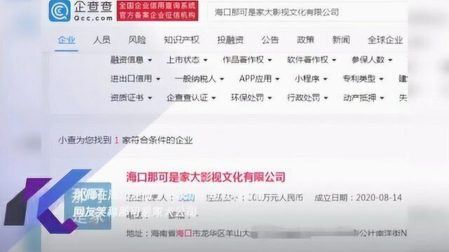 沈腾在海口注册了一家新公司取名有趣,网友笑称那可是家大公司