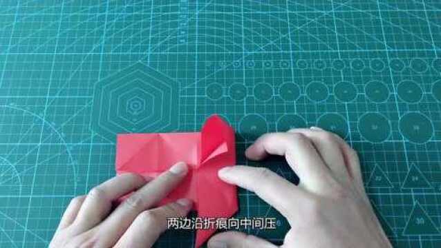 手工DIY:元旦节要到了,折个简单的组合灯笼,小朋友的手工作业!