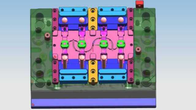 UG模具设计分模技巧 案例6 1模出4穴排位