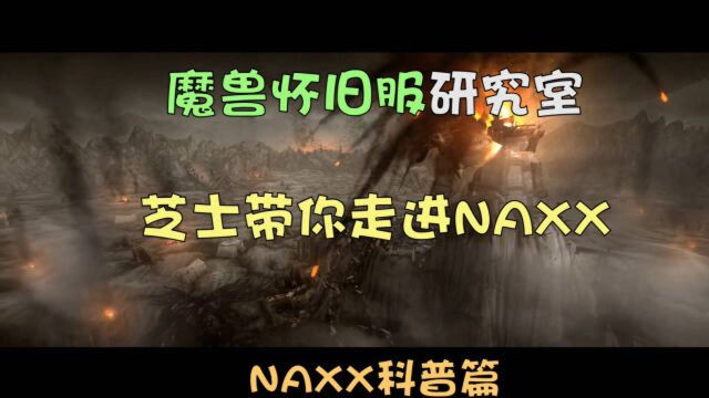 魔兽怀旧服研究所:芝士带你了解NAXX 科普篇