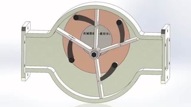 用50秒了解四叶泵的内部构造,很清晰直观!