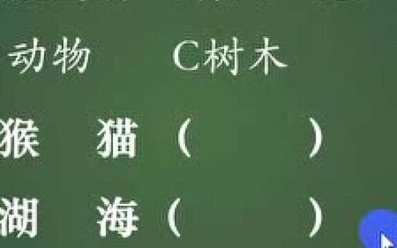 下列生字分别与什么有关?运用归类识字法识字吧