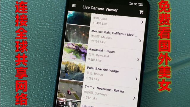 教你打开全球摄像头,连接共享网络后,200个国家的街头任你看