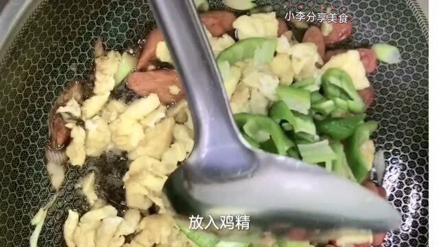 美味又简单,火腿肠炒鸡蛋,快快做起来吧