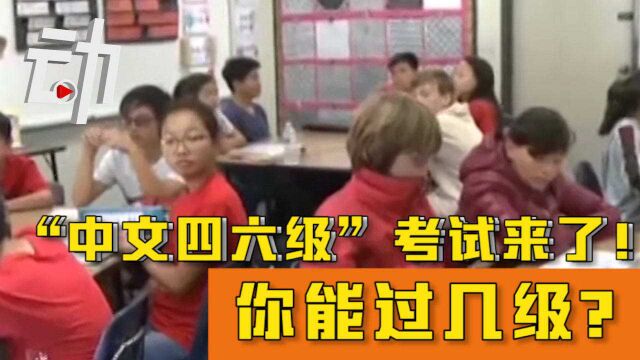 “中文四六级”考试来了!100秒看懂标准:你能过几级?