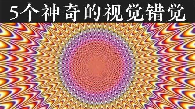 5个神奇的视觉错觉,为什么看到这张静止的图片会感觉它在动呢?