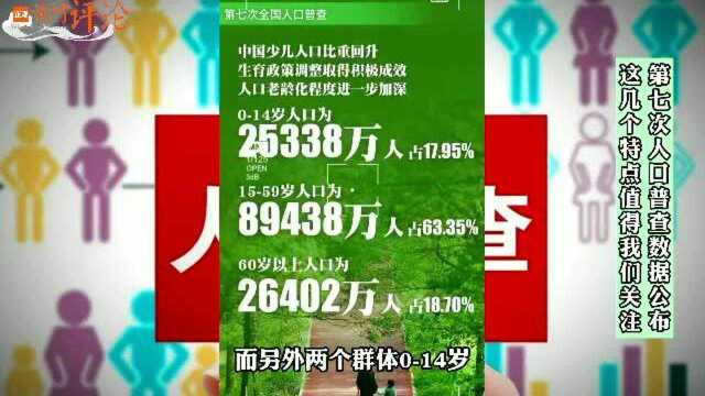 第七次人口普查数据公布,这几个特点值得关注