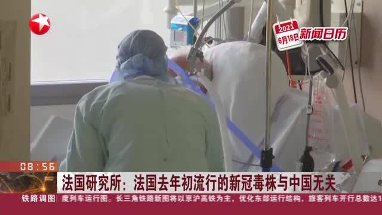 法国研究所:法国去年初流行的新冠毒株与中国无关