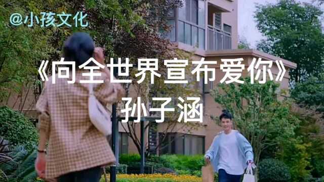 孙子涵的《向全世界宣布爱你》陪伴了我的懵懂青葱时光