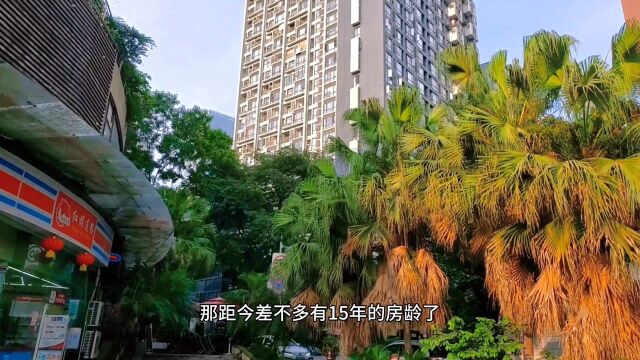 实拍成都锦江合江亭片区住宅,银唐国际,套二售价195万值不值