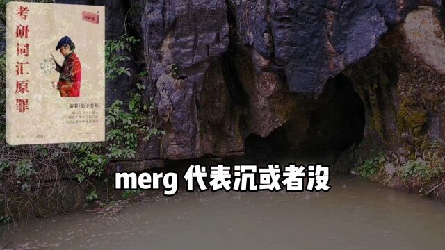 单词不用背,靠算!考研词汇:submerge