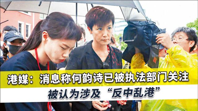 何韵诗涉嫌“反中乱港”被重点关注,外交部曾重批其“挟洋自重”