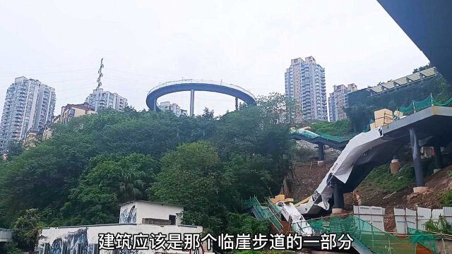 重庆南坪首条临崖电梯步道即将完工,拥有无敌观景平台的利民工程