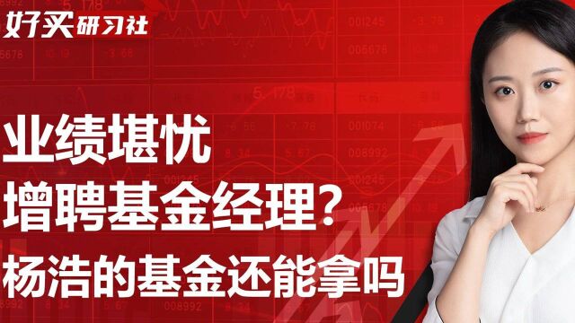 杨浩两只基金加入新基金经理,投资风格要变了?持有人怎么办?